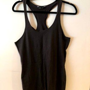 Dark grey racer back tank